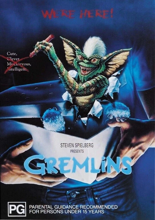 GREMLINS (Zach GALLIGAN Phoebe CATES Hoyt AXTON) Comedy HORROR Film DVD Region 4 - image 1 of 1