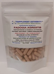 Fadogia Agrestis 500 mg pro Portion 50:1 Extrakt Pulver Kapseln NEU - Einführungspreis! - Bild 1 von 2