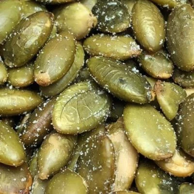 Bulk Roasted and Salted Pumpkin Seeds 25 Pound Wholesale Value Box - Image 1 of 4