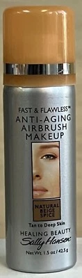 36 Cans Sally Hansen Fast & Flawless Airbrush Makeup -Natural Beige Spice 1.5 oz - Image 1 of 2