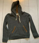 NEW Womens Hurley Two Faced Fleece Hoodie Dark Grey Heather Size Small Lady
