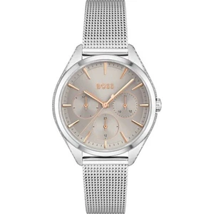 Orologio Donna HUGO BOSS SAYA 1502638 Multifunzione Bracciale Acciaio Mesh - Foto 1 di 2