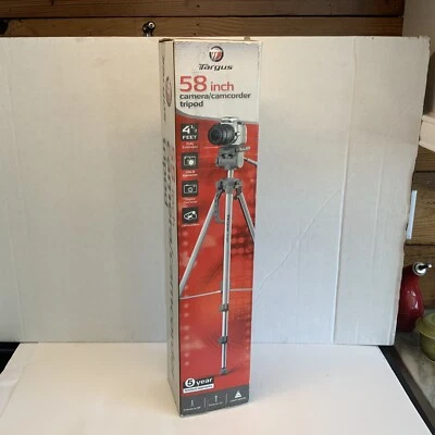Targus Professional Extendable Tripod 58 Inch Camera Model TGT-58TR Open Box NEW - Image 1 of 4