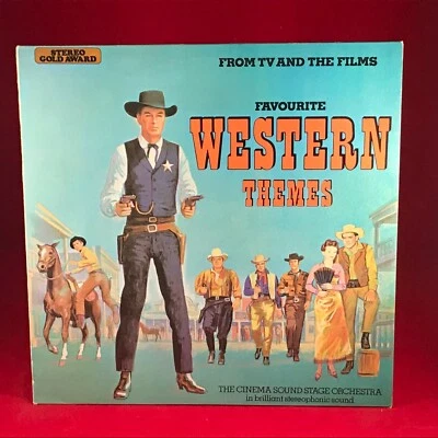 CINEMA SOUND STAGE ORCHESTRA Favourite TV Film Western Themes 1971 UK Vinyl LP B - Image 1 of 3