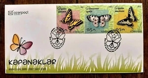 Azerbaijan 2022 * BUTTERFLIES * Insects * FAUNA * FDC - Picture 1 of 3