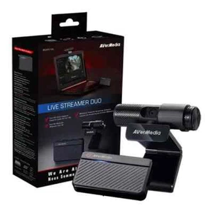 AVerMedia Live Streamer DUO, HD USB Capture/Streaming Card + Webcam, 1080p60 Cap - Picture 1 of 1