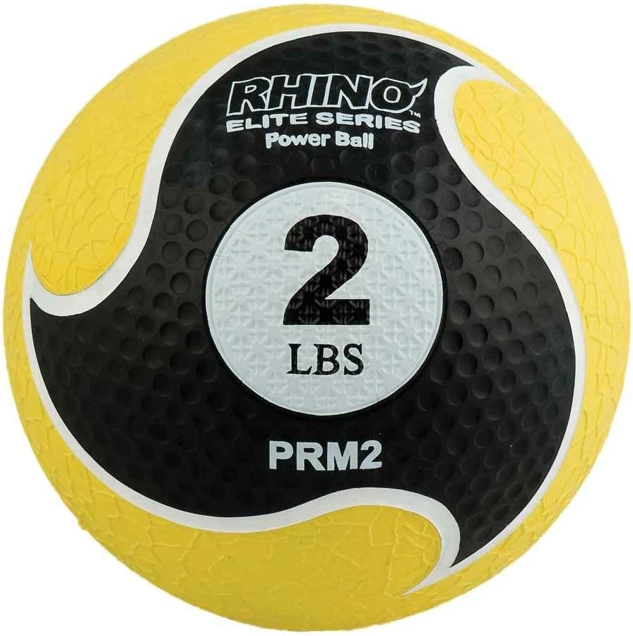 Balón medicinal Champion Sports Rhino Elite - en 8 pies, 2 libras - amarillo  Foto 1 de 1