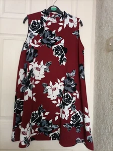 Lady's Short Floral Dress - Size 18 - Picture 1 of 5