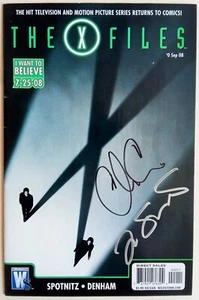 Autographed THE X FILES #0 Sep 08 Signed By CHRIS CARTER & FRANK SPOTNITZ - Picture 1 of 5