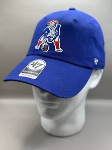 NEW ENGLAND PATRIOTS HISTORIC '47 CLEAN UP Royal Blue Baseball Cap - Picture 1 of 4