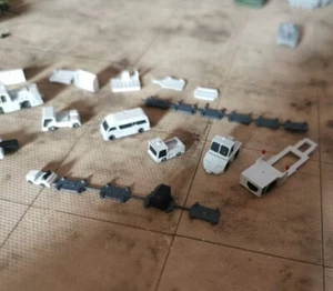 1/400 airport ground handling transport vehicle, luggage trailer, truck model - Picture 1 of 6