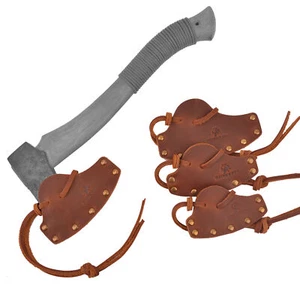 Funda protectora de cuero de vaca para hacha cubierta de cabeza de hacha funda de hacha - Imagen 1 de 48