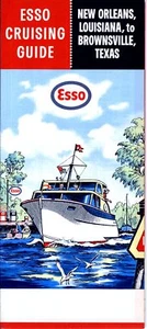 1965 Esso Cruising Guide: New Orleans, Louisiana, to Brownsville, Texas NOS - Picture 1 of 1