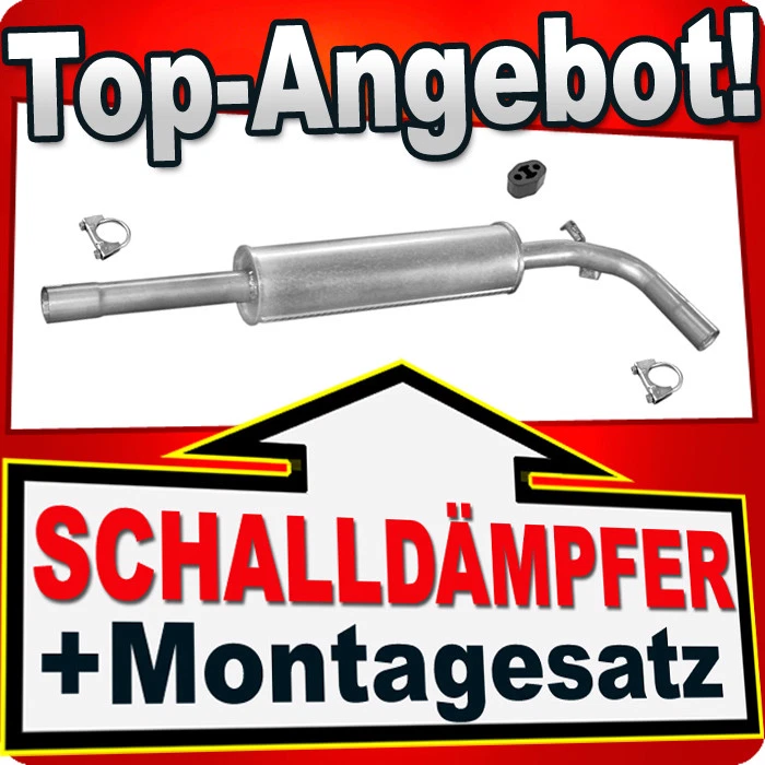 Silencieux central pour échappement SEAT CORDOBA IBIZA VW POLO 1.0 1.3 1.4 1.... - Photo 1/1