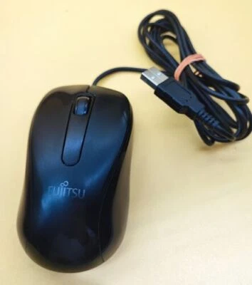 FUJITSU Optische Maus 3 Tasten Scrollrad USB Mouse M520 Gebraucht & Geprüft - Bild 1 von 4