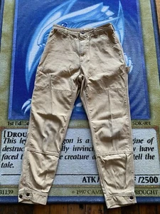 Patagonia Double Knee Pants Womens Sz 8 All Seasons Hemp Canvas Khaki Work 30x28 - Picture 1 of 9