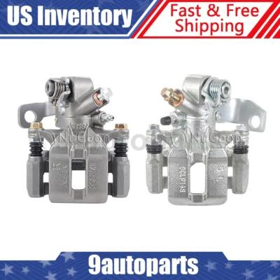 Par de pinzas de freno de disco traseras con soporte para Honda CR-Z 2011 2012 2013 2014 2015 Foto 1 de 4