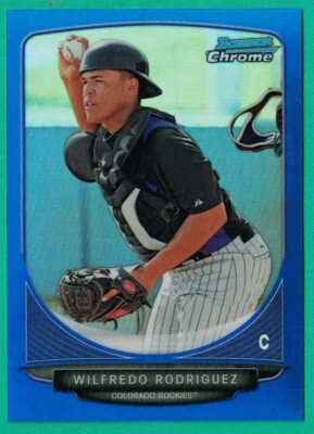 2013 Bowman Chrome - Prospects - Blue Refractor #BCP148  Wilfredo Rodriguez /250 - Image 1 of 2
