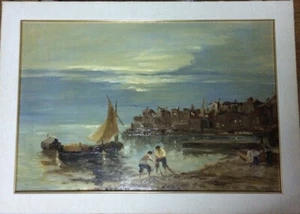 Mario GALDERISI, dipinto su tavola anni '60. 50x70 cm. circa. BELLISSIMO!!! - Foto 1 di 1