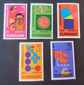 Suriname 1972 Child welfare education school SG735/9 MNH UM unmounted mint - Imagen 1 de 1