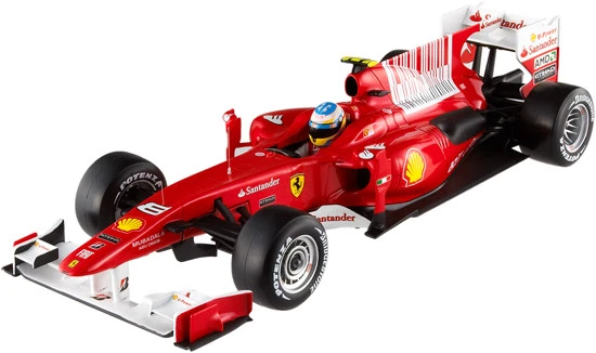 Hot Wheels Racing Ferrari F10 Fernando Alonso 2010 T6287 1/18 - Immagine 1 di 1