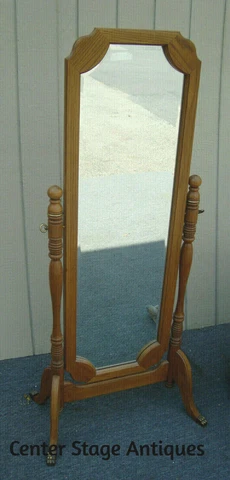 62056 Oak PULASKI  Chevelle Dressing Mirror Stand Cover
