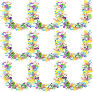 Spring Tinsel Garland Spring Easter Garland Decorations Spring Metallic Tinsel T - Picture 1 of 12