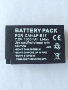 2 Pack Battery for Genuine Canon LP-E17 T6s T6i T7i M3 M5 M6 800D X8i X9i - Picture 1 of 4