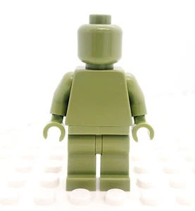 Lego MONOFIG PLAIN OLIVE GREEN MONOCHROME MINIFIG NEW - Bild 1 von 3