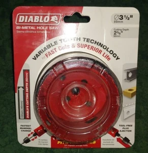 Diablo Hole Saw 3-1/2" Bi-Metal 2-3/8" Depth (44891-G7) - Picture 1 of 5