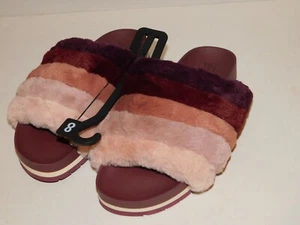 Damen Hausschuhe rosa weinrot Slipper Outdoor Sohlen Größe 8 - Bild 1 von 6