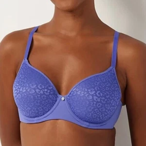 Breezies Body Soft Underwire Contour Bra Violet 48 C - Picture 1 of 3