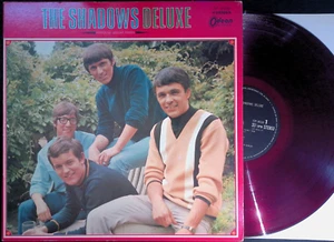 The Shadows Deluxe Japan RED VINYL LP 1960s Odeon OP-8026 Popular Deluxe Series - Picture 1 of 9