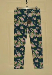 Matilda Jane In The Valley Jeggings 435 Hello Lovely Floral Pants Girls 14 NWT - Picture 1 of 2