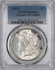 1902-S Morgan Silver Dollar Better Date $1 - PCGS UNC Details - 