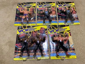 Toymakers WCW Wrestling 1994 Action Figure Lot Harlem Heat Vader Ric Flair Rare - Foto 1 di 12