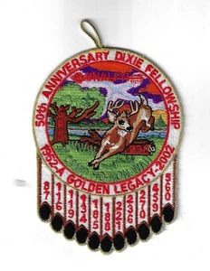 Un A Li'yi Lodge 236 1952-2002 50 aniversario Dixie Fellowship GMY Bdr - Imagen 1 de 1