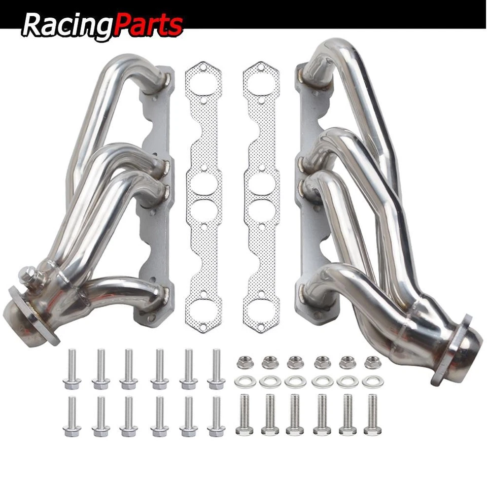 Se adapta a Chevy GMC 88-97 5,0 L/5,7 L 305 350 V8 acero inoxidable cabezales de escape camión Foto 1 de 4