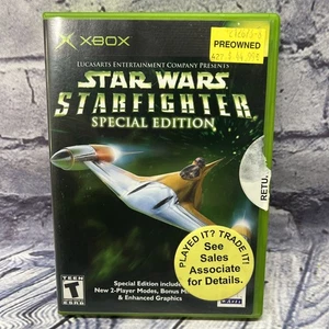Star Wars: Starfighter Edición Especial (Xbox Original) Etiqueta Negra En Caja y PROBADO - Imagen 1 de 8