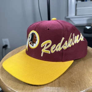 Vintage Apex One Pro Line Washington Redskins Snapback Hat Script Embroidered - Picture 1 of 7