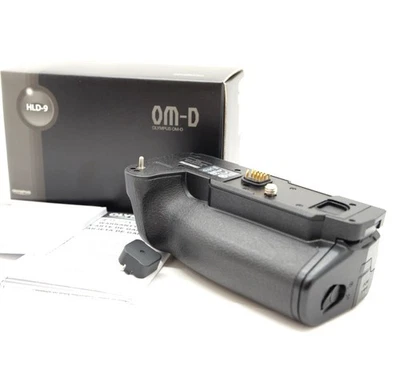 OLYMPUS HLD-9 Power Battery Holder for E-M1 Mark II W/ Box Japan [Mint] #23043A - Image 1 of 4