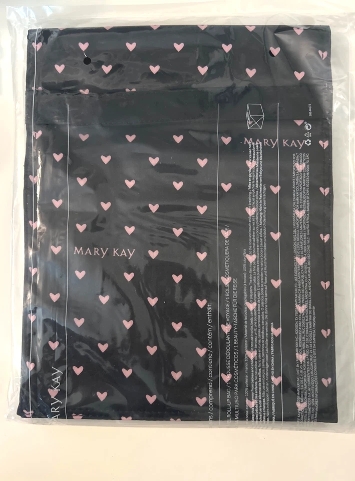 ¡Nuevo! Mary Kay Bolsa de Viaje Enrollable Diseño Corazón Estuche de Maquillaje Organizador n/plástico Foto 1 de 4