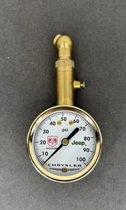 Chrysler Dodge Jeep Promotional Tire Air Pressure Gauge Tested Working - Picture 1 of 8