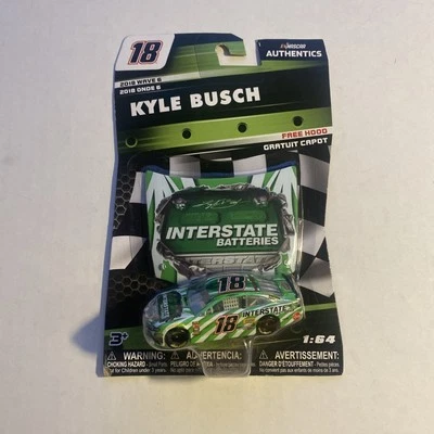Kyle Busch #18 Interstate Batteries 2018 1:64 diecast Nascar Authentics Wave 6 Foto 1 de 4