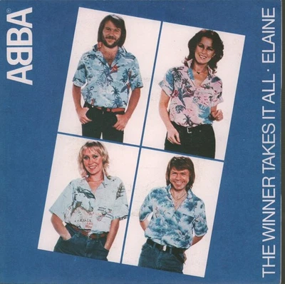 Abba Winner Takes It All / Elaine 7" vinyl Italy Epic 1980 7" with creasing and - Image 1 of 4