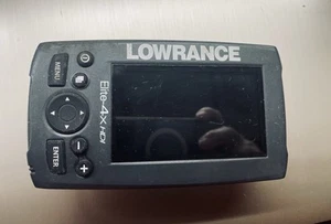 Lowrance Elite-4 HDI GPS Fishfinder Depth Finder No Cords L32 - Picture 1 of 5