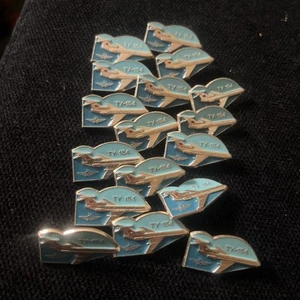 Vintage Tu-154 Airplane-1(One)Badge-1970’s - Picture 1 of 7