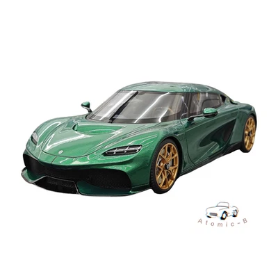GT Spirit 1:18 Koenigsegg Gemera 绿色仿真树脂汽车模型 — 第 1/4 张图片