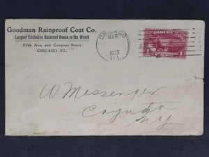 MS-44 US PARCEL POST STAMP #Q1 USED AS 4TH CLASS MAIL ON COVER - Picture 1 of 3