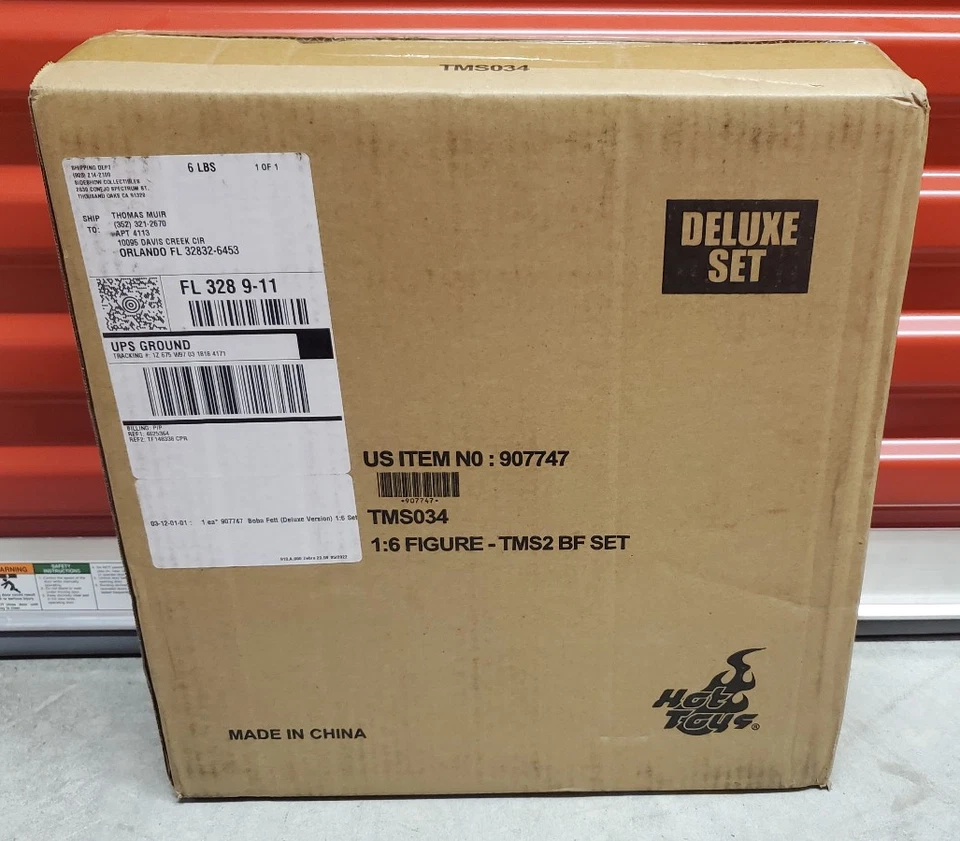 TMS034 - Star Wars - Boba Fett Deluxe Edition 2 pack Hot Toys New! - Image 1 of 1